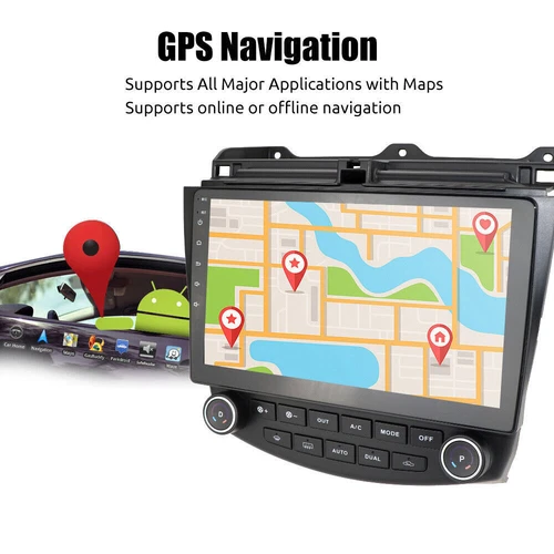 For Honda Accord 2003-2007 10" Android 12 Stereo Car Radio GPS FM Carplay 2+32GB - Bild 17 von 17