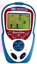 Fox Sports Football Excalibur Travel Handheld Electronic LCD Tested / Works  EUC