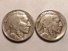 1930-P 1930-S "FULL DATES" INDIAN HEAD BUFFALO NICKELS 2 PC "1930" YEAR SET!