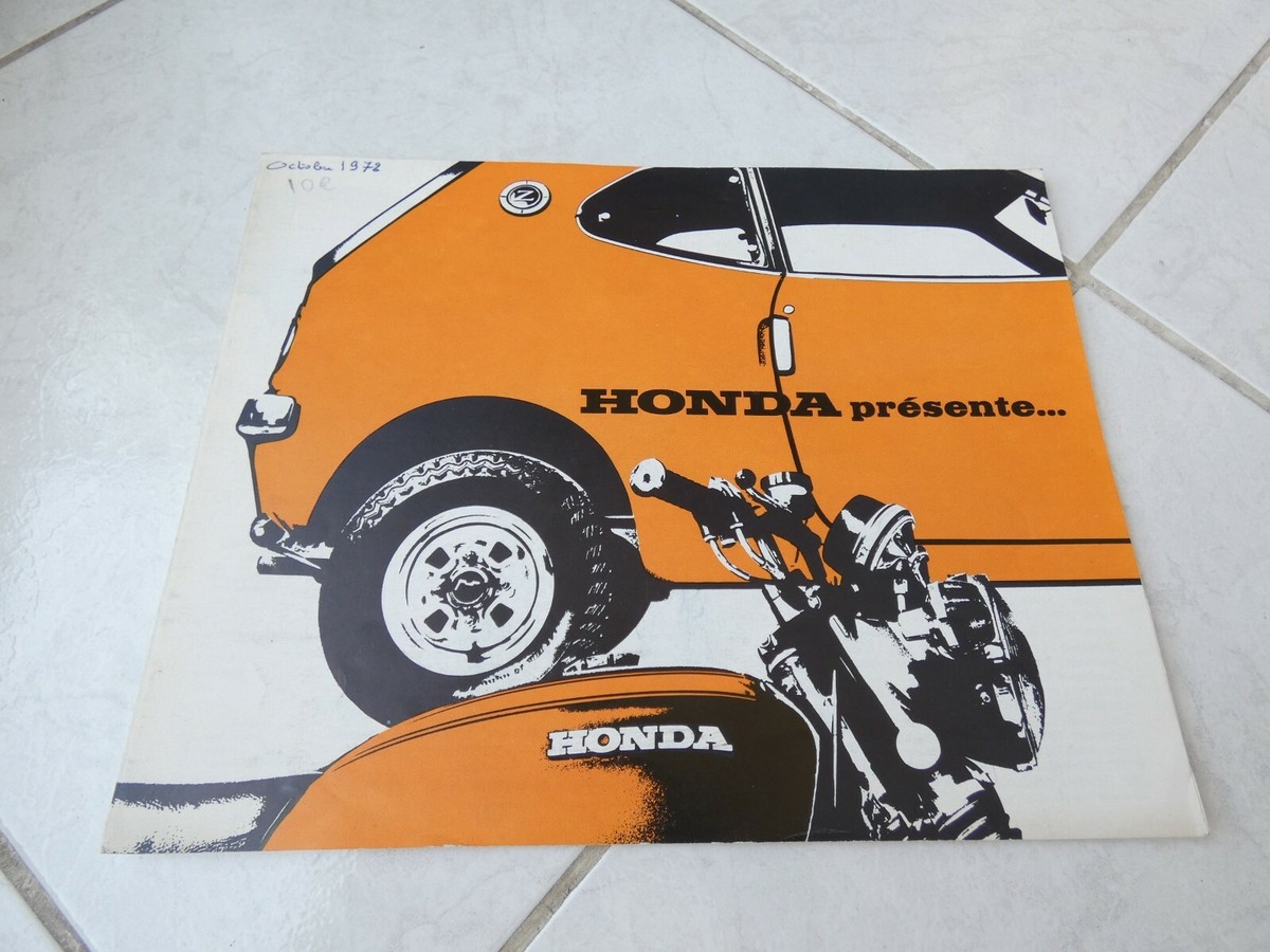 Honda Z 1972 Catalog Brochure Leaflet Prospectus | eBay