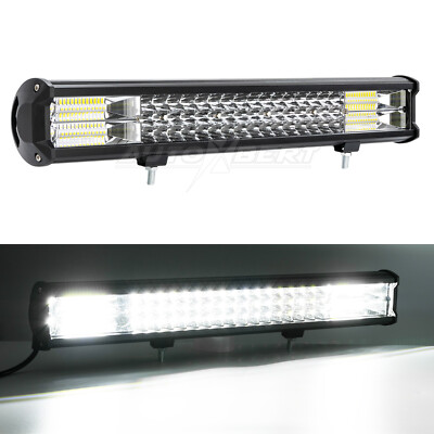 20'' 96LED Arbeitsscheinwerfer Offroad Scheinwerfer SUV Lichtbalken 12V 24V 52cm