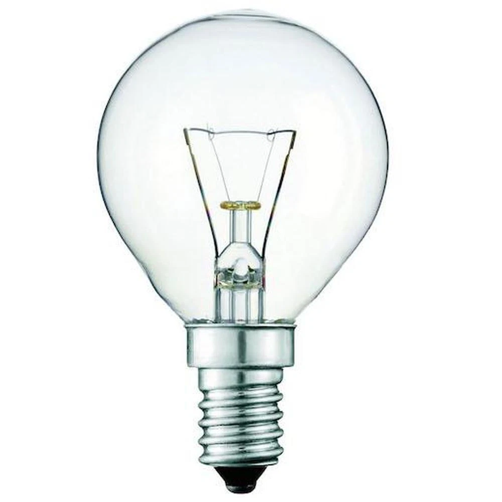 Bulk E14s 40W Oven Light Bulbs 300 Degree G45 Clear Round SES Edison Lamp Glob