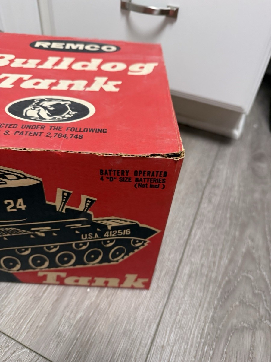 専用　　　　　　　　60s Ruff 'n Ready by REMCO Vintage 1960's REMCO Large US Army Bulldog Tank w/Original