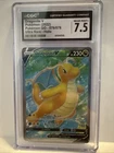 Dragonite V 076/078 Full Art Ultra Rare Pokemon GO CGC 7.5 Near Mint+