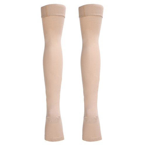 23 To 32mmHg Compression Stockings Open Toe Thigh High Graduated Compression DTS - Picture 17 of 23