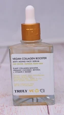 Truly Vegan Collagen Booster Anti-Aging Face Serum 1.7 Fl. Oz. NEW