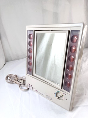 Vtg CLAIROL true to light Model LM 7 Lighted MAKE UP MIRROR 4 Light Settings FSh