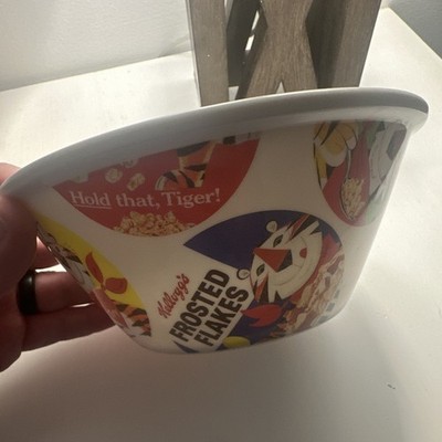 Kellogg Cereal Bowl Set of 3: Frosted Flakes, Rice Krispies, Corn Flakes