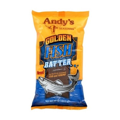 6x Andy's Seasonings Fish Golden Batter Mix Breading Flavor Kitchen Bulk Lot 10o