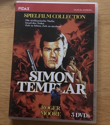 Pidax Film-Klassiker SIMON TEMPLAR Spielfilme Collection ROGER MOORE 3 DVD Box