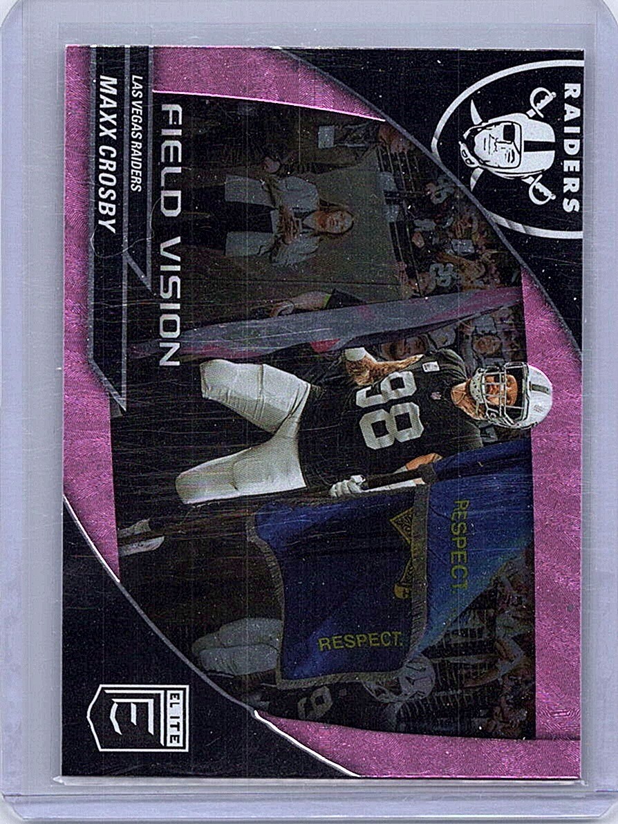2024 Donruss Elite #6 Maxx Crosby Field Vision Green