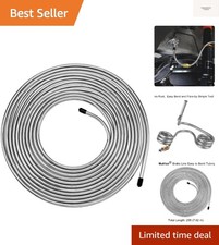 3/16 Brake Line - 25 ft Zinc Coated Professional Brake Tube2026 New, Roll 25 ...