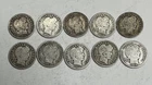 Junk Silver $1 Face Value 90% Silver Mixed Year Barber Dimes - Lot 102