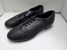 Capezio Tele Tone Tap Black Tap Dance Shoes 7.5M 1 inch heel