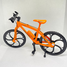 Naranja 1:10 Diecast Bicicleta de Montaña Modelo Simulación Carreras Bicicleta Juguete Coleccionable