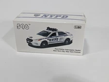 1:64 *596 DIECAST* NYPD Ford Police Interceptor Sedan *NIB* US SELLER