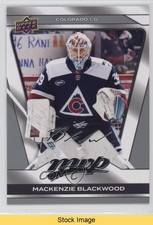 2025-26 Upper Deck MVP Silver Script Mackenzie Blackwood #154 READ 18p0