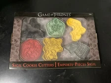 Game of Thrones Sigil Cookie Cutter Set in Box GOT HBO Licensed ThinkGeek NEW