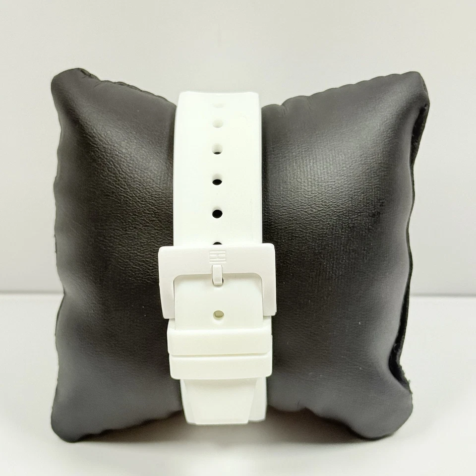 Tommy Hilfiger Denim White Dial Silicone Band Men’s Watch 1791324 - Image 2 of 4