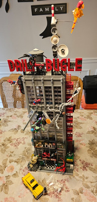 LEGO 76178 Daily Bugle 99% Complete w/out Instructions / No Box Hard to Find!