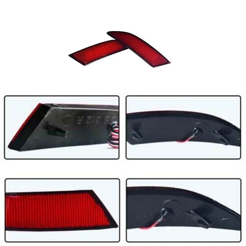 Parachoques trasero hatchback luz antiniebla 2 piezas señal de giro LED DRL 2012-14 para Ford Focus Foto 3 de 4