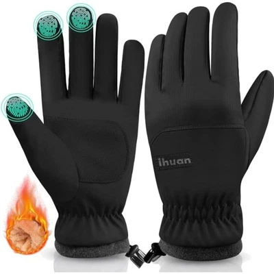 Ihuan Thermo Fahrradhandschuhe M Herren Damen - Warm & - Touchscreen