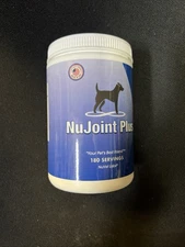 NUVET LABS - NuJoint Plus  Canine Natural Supplement  Wafers  180 Servings