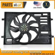 Radiator Cooling Fan Assembly Fits VW Golf GTI Jetta Audi A3 S3 5Q0121203CL