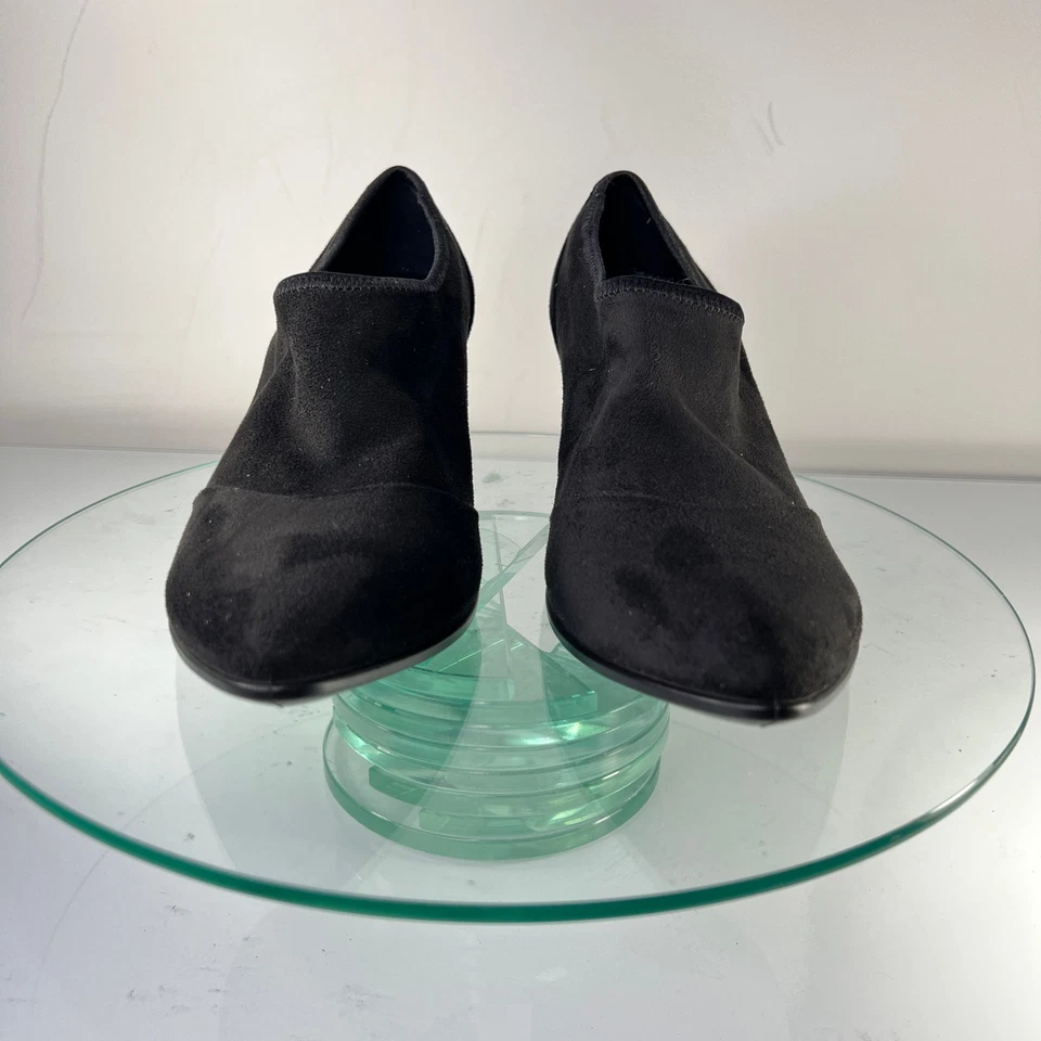 Botines de vestir Ecco Shape 45 talla 40/US 9 9,5 negro gamuza punta puntiaguda Foto 2 de 4