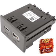13558185 Jet Black USB 2 Port Receptacle for Chevy Silverado Tahoe GMC Sierra