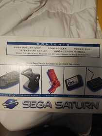 SEGA Saturn MK-80001 Black Console