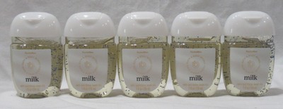 Bath & Body Works PocketBac Hand Gel Set Lot of 5 MILK sugared oats whipped milk