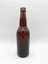 Antique Pre Prohibition Stevens Point Brewing Company Beer Bottle Embossed Amber