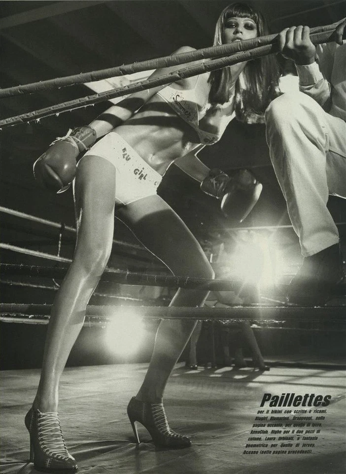 VOGUE Magazine Italia June 2002 RAQUEL ZIMMERMANN Michelle Alves BRIDGET HALL - Изображение 2 из 3