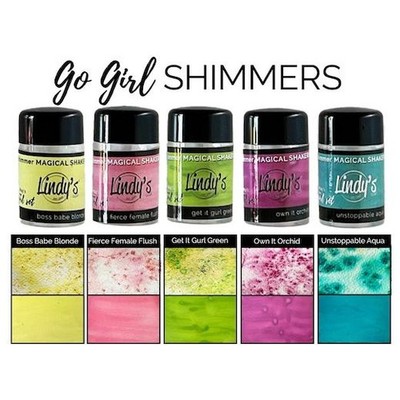 Lindy's Stamp Gang Magical Shakers Set 5-teilig - Go Girl Shimmers