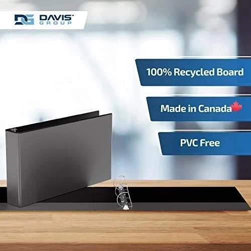 Davis Group Easyview Premium, 1" AD (11" x 17"), - Negro, PK2 Foto 3 de 3