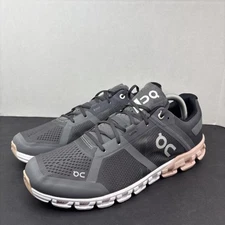 On Cloudflow Rock Rose Women’s Sz 10 Black Pink Running Sneaker Shoes Athletic