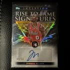 2025-26 Topps Inception Tyrese Maxey Auto Rise to Fame Gold /50