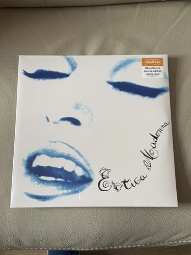 MADONNA "Erotica" RARE SEALED!! SAINSBURY'S LIMITED EDITION WHITE COLOURED VINYL