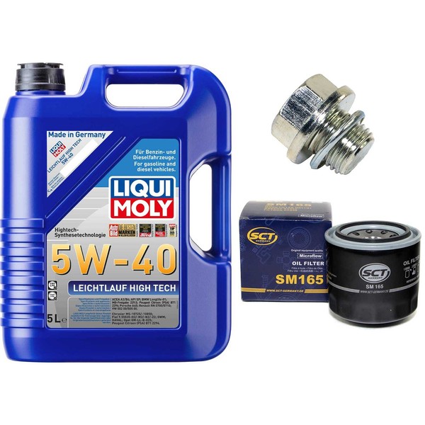 MotoröL Filter Set 5W-40 5 Liter + ÖLablassschraube FüR Suzuki Grand Vitara I-image