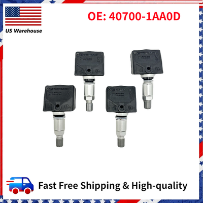 #ad Complete Set of 4 OEM for Nissan TPMS Tire Pressure Sensors Kit 40700 1AA0D $24.50