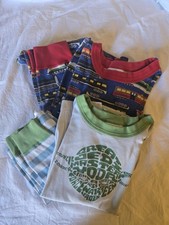 Hanna Andersson Long Johns Boys Pajamas 120cm US 6-7 Train  Star Wars Yoda 