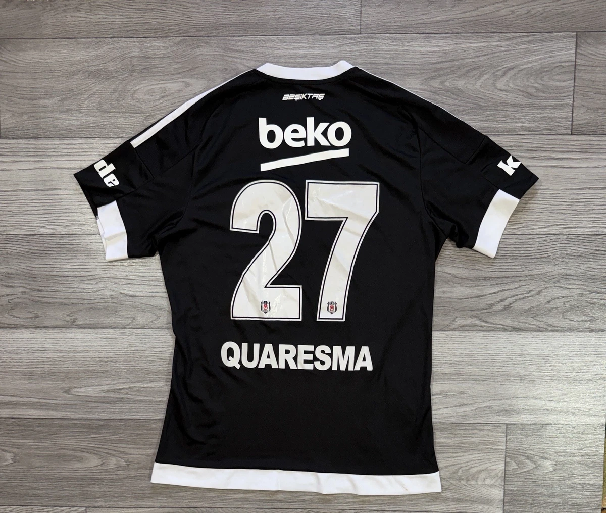 Maillot Domicile Besiktas 2016-17 – Adidas Blanc Rétro – Taille XL (Occasion)