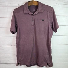 Arcteryx Captive Medium Polo Shirt Relaxed Fit Stretch Active Hike Performance
