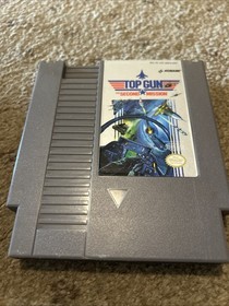 Top Gun: The Second Mission Nintendo Nes game, 1990 complete box, manual working