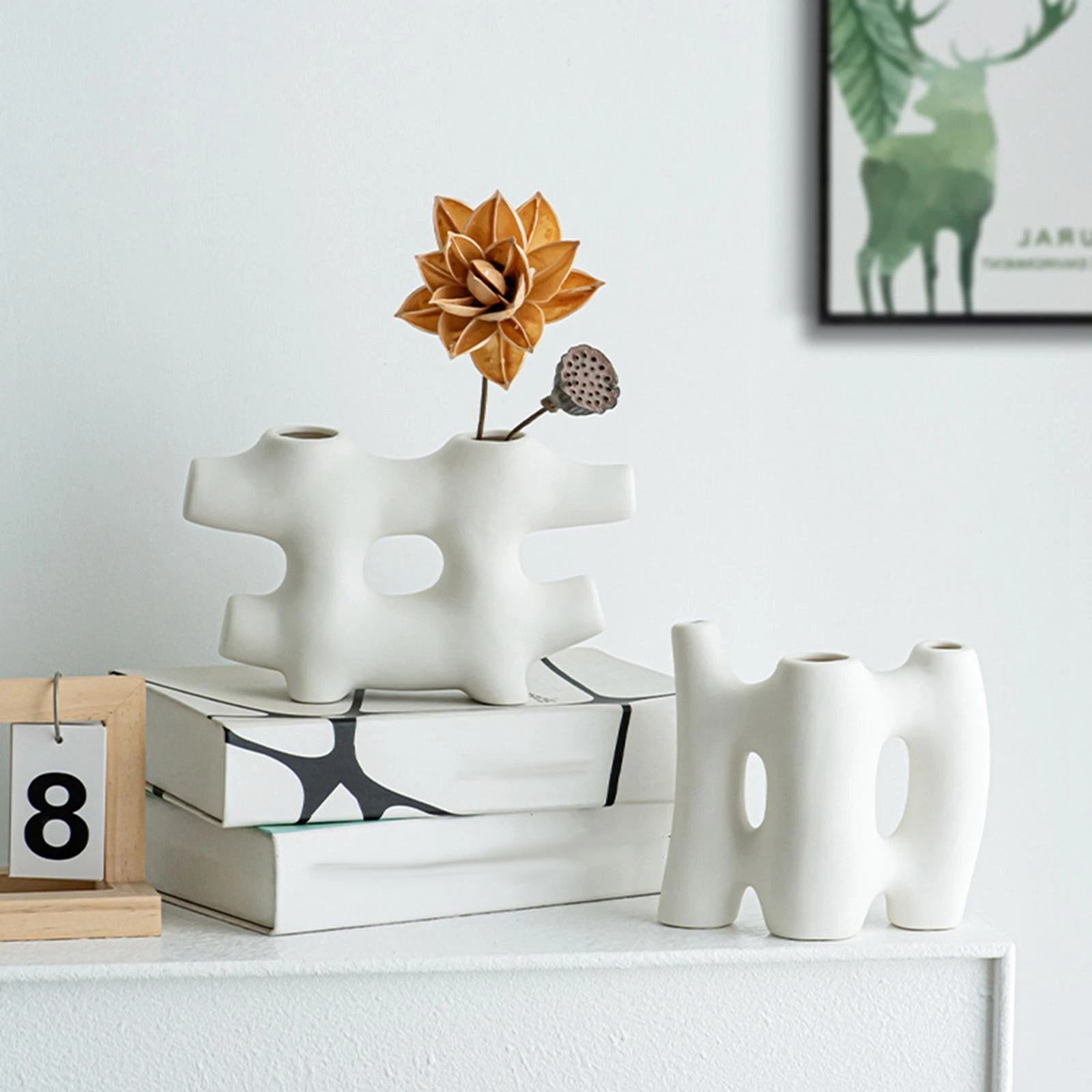 Flower Vase Birthday Gifts Practical Modern Unique Decorative Vase for