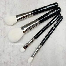 Hakuhodo 4pcs brush Set - Natural Goat Hair - Eyeshadow Powder Blush Contour