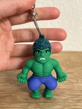The Incredible Hulk Marvel 3  Figure Silicone Keychain Toy
