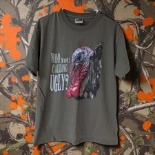 Legendary Original Deer Gear Turkey Hunting M Tee who you calling ugly? Southern