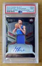 2018-19 Panini Select Shai Gilgeous-Alexander RPA  /199 PSA , MVP SSP SP Rookie